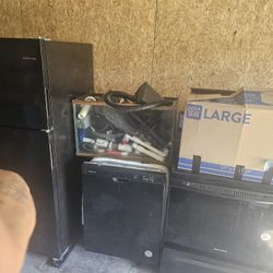 Armani Refrigerator Dish Washer And Stove Set