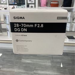 Sigma 28-70mm F2.8 Lens For Sony 