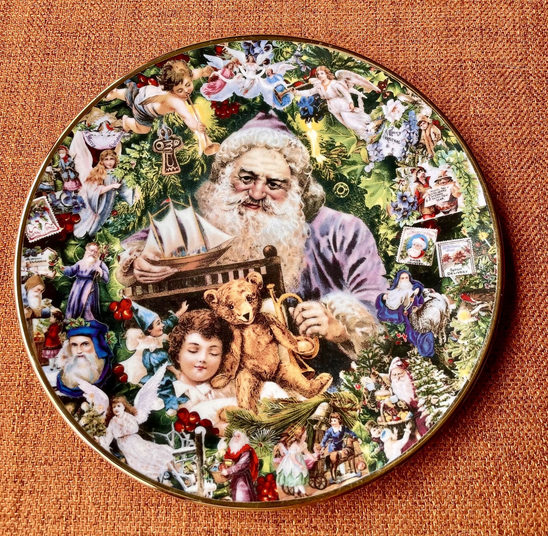 Hamilton Collection Christmas John Grossman Dreaming Of Santa