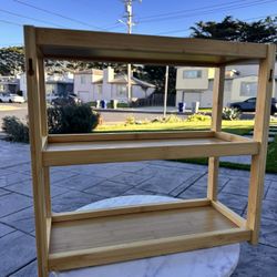 Bamboo shelves/organizer 