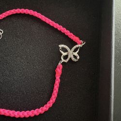 Natural Diamond Butterfly Bracelet 