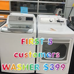BRAND NEW WASHER AND DRYER