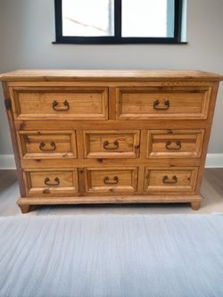 RUSTIC SOLID WOOD DRESSER