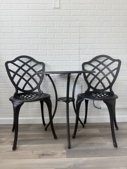 3-Piece Metal Bistro Set