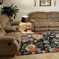 Reclining Couch, Loveseat and Recliner 