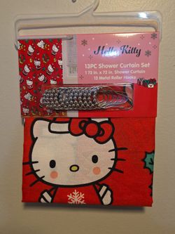 Hello kitty Christmas Shower Curtain