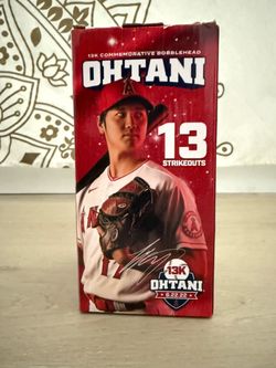 Shohei Ohtani 13K Commemorative Bobblehead