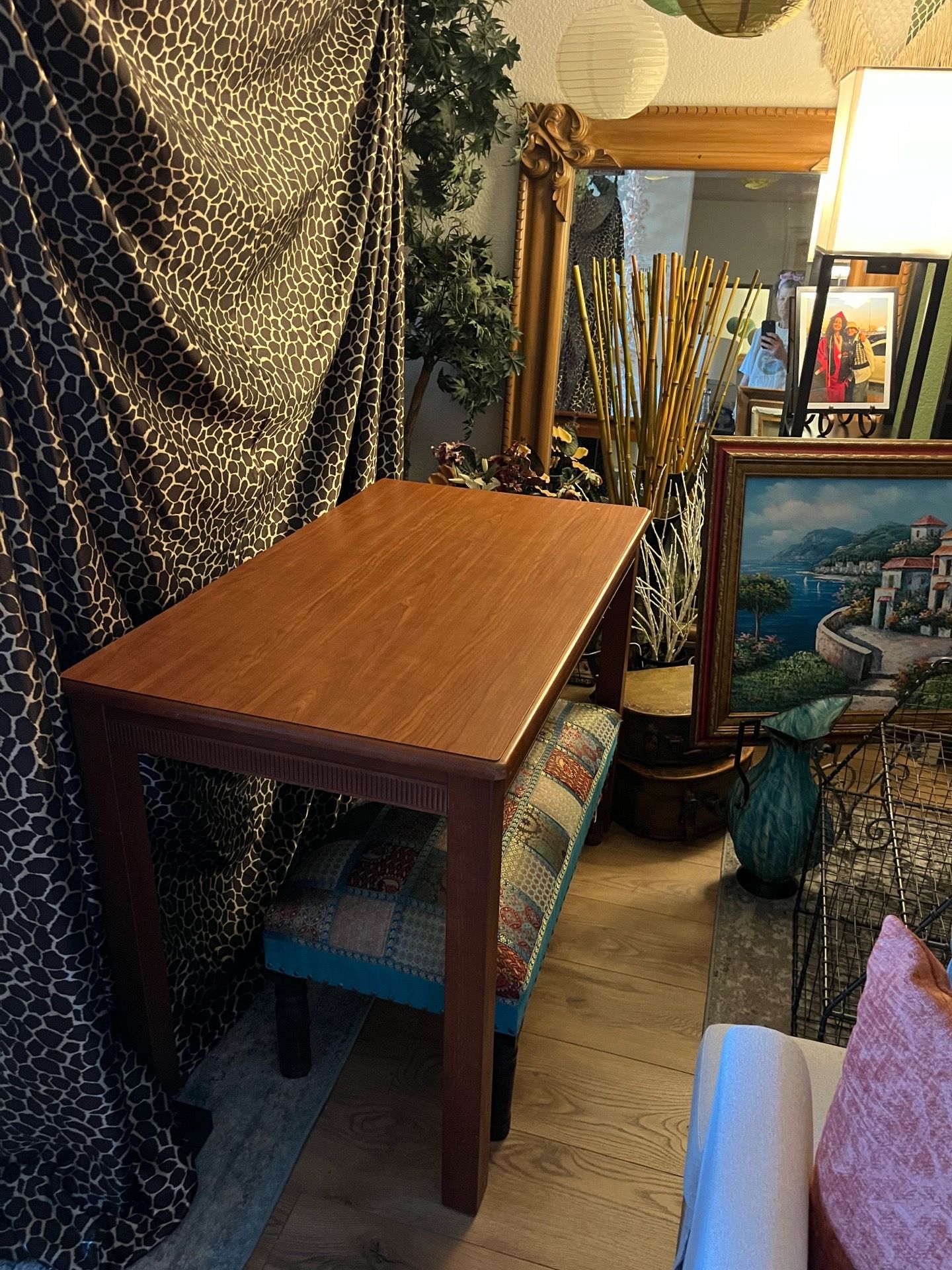 This is a beautiful small dining table or can be used for anything 42 x 24 x 30 in perfect condition
