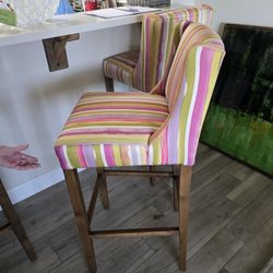 3 Nook High Stool Walnut Chairs 