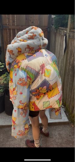 Street wear puffer hypebeast  Winnie the pooh