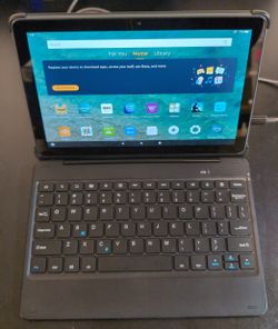 Amazon Fire HD 10 Plus 11th Gen Tablet with Bluetooth Keyboard Case