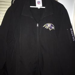 Lnew Very Nice In Bordered Ravens Coat Extra-Large Only $40 Firm