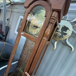Ridgeway Lance Grandfather Clock Like New No Cracks Really Nice Piece Of Art ‼️‼️