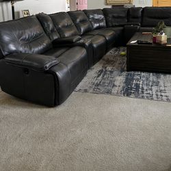 Dark Grey Sectional 