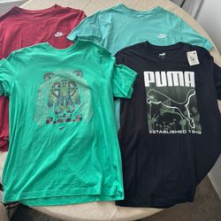 Men’s Nike And Puma Tshirts