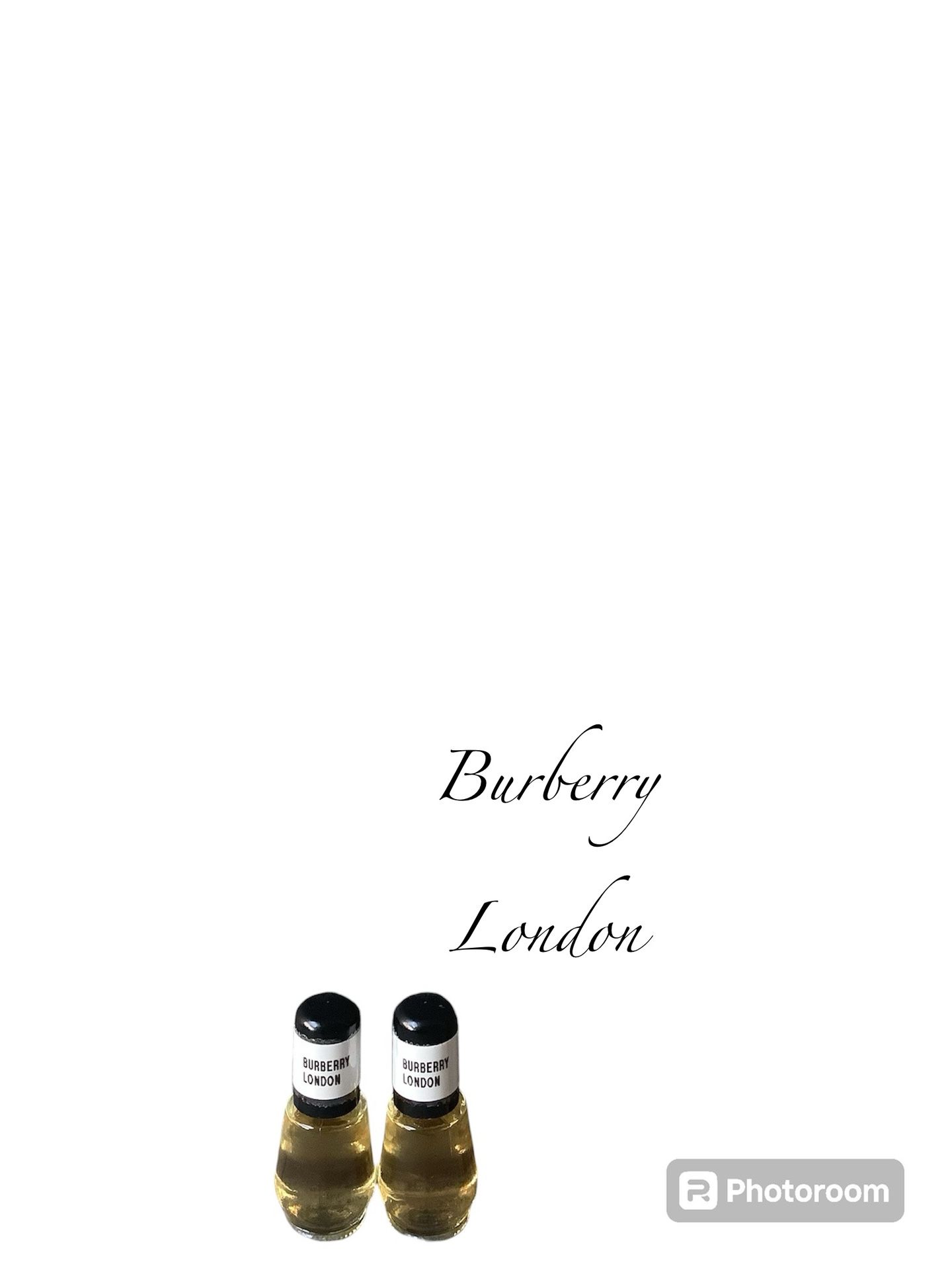 Burberry London Body Oil Thick & Concentrated Fragrance (2) Dram Bottles