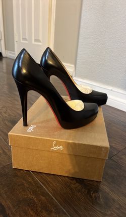 Elegant Black Christian Louboutin High Heels – EU 38