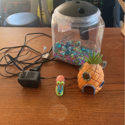 Fish Tank Led Light Heater 1.5 Gallon Sponge Bob