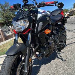 2018 Yamaha Mt07