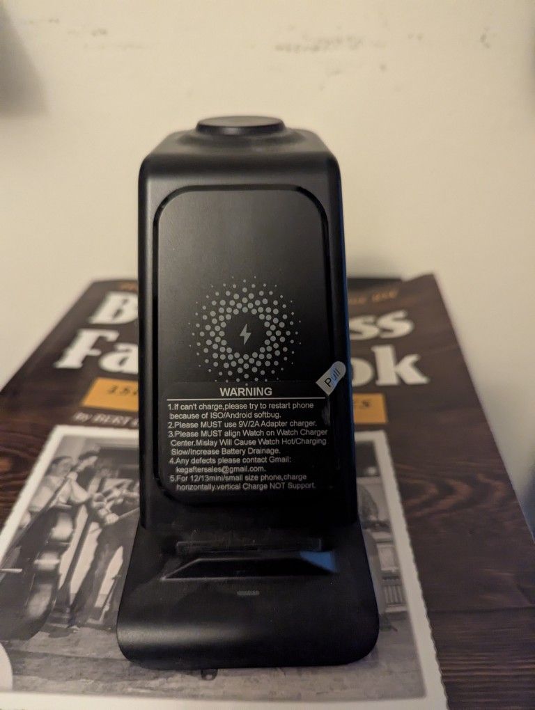 New wireless charger for phone, Watch. And Earbuds