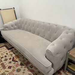 Anthropologie Chersterfield Couch