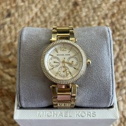Gold Michael Kors Watch