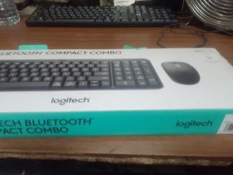 NEW IN BOX  LOGITECH BLUETOOTH MOUSE AND KEYBOARD