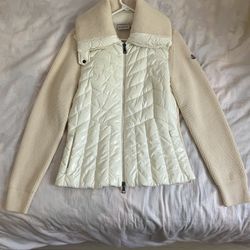  womens White moncler tricot cardigan