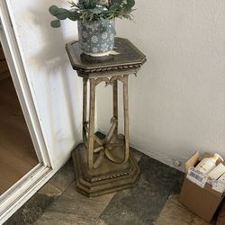 Marble Top Pedestal
