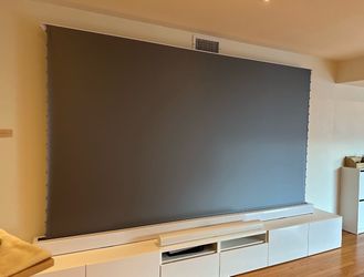 Vividstorm 135" Long Throw Motorized Floor Rising Projector Screen - ALR