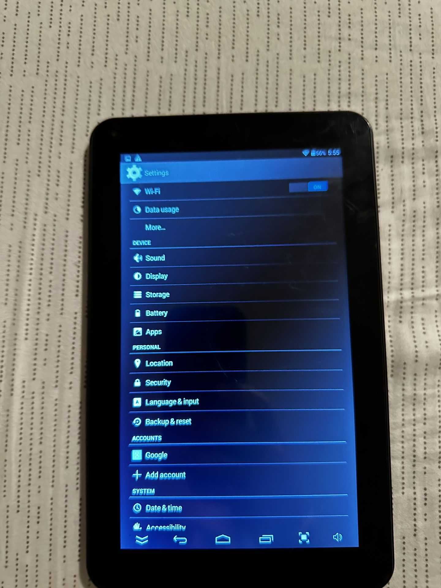 Dragon Touch A93. 7” inch Tablet android version 4.4.2 for Sale in