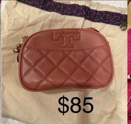 Tory Burch Quilted Leather Camera Bag