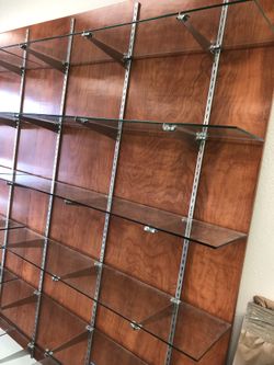 Glass Shelves, Wall Mounts, Brackets