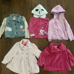 Baby Girl 5 Piece Jacket Jackets Lot 18 24 months 