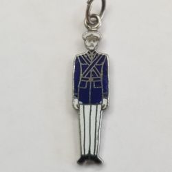 Charm Soldier With An Enameled Front