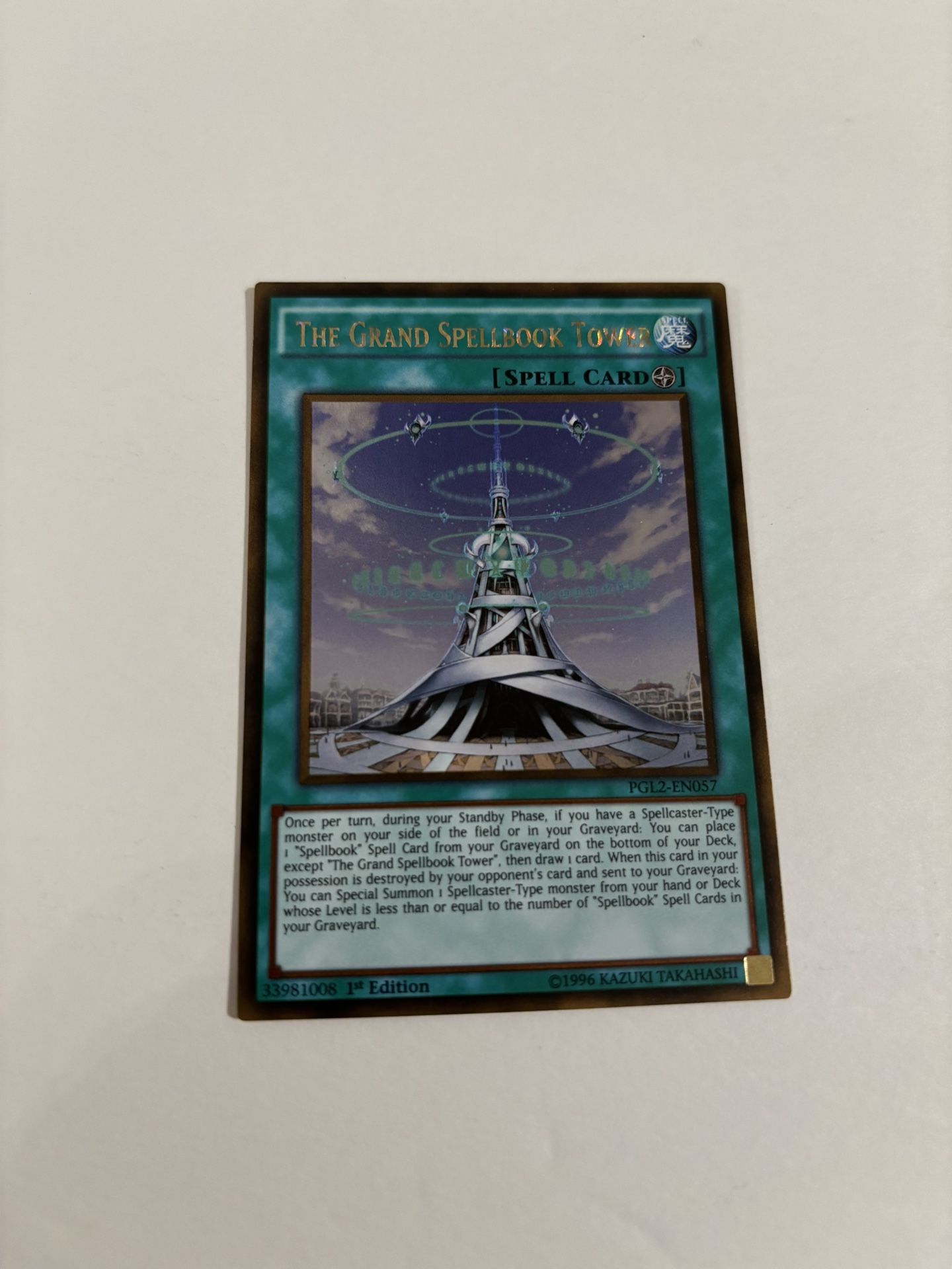 Yugioh The Grand Spell book Tower Gold