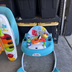 Baby Items GB Stroller, Fisher-Price Walker, Activity Center