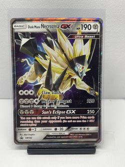 Pokemon Card - Dusk Mane Necrozma GX