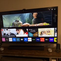 75 Inch Lg Tv With Extendable Mount 