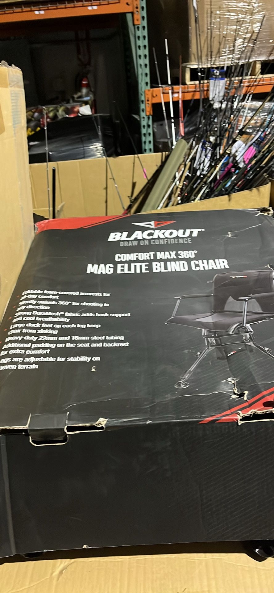 BLACKOUTs Comfort Max 360 Mag Elite Blind Chair