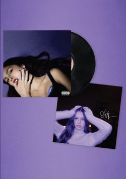 Olivia Rodrigo Guts Vinyl Record Signed Autographed Instert 180g