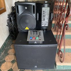 Behringer Speakers+Jbl Eon-18s Bass Subwoofer