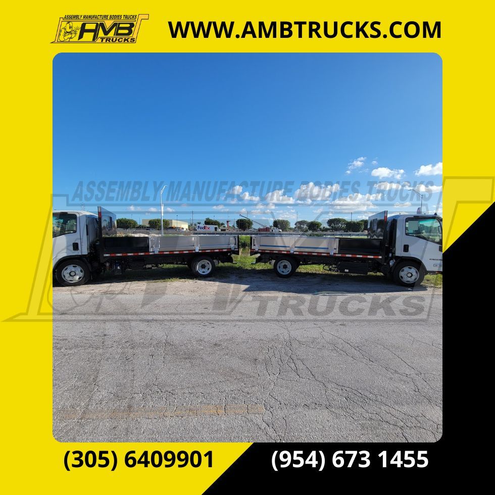 Custom Flatbeds for Sale at AMB Trucks! 🚛