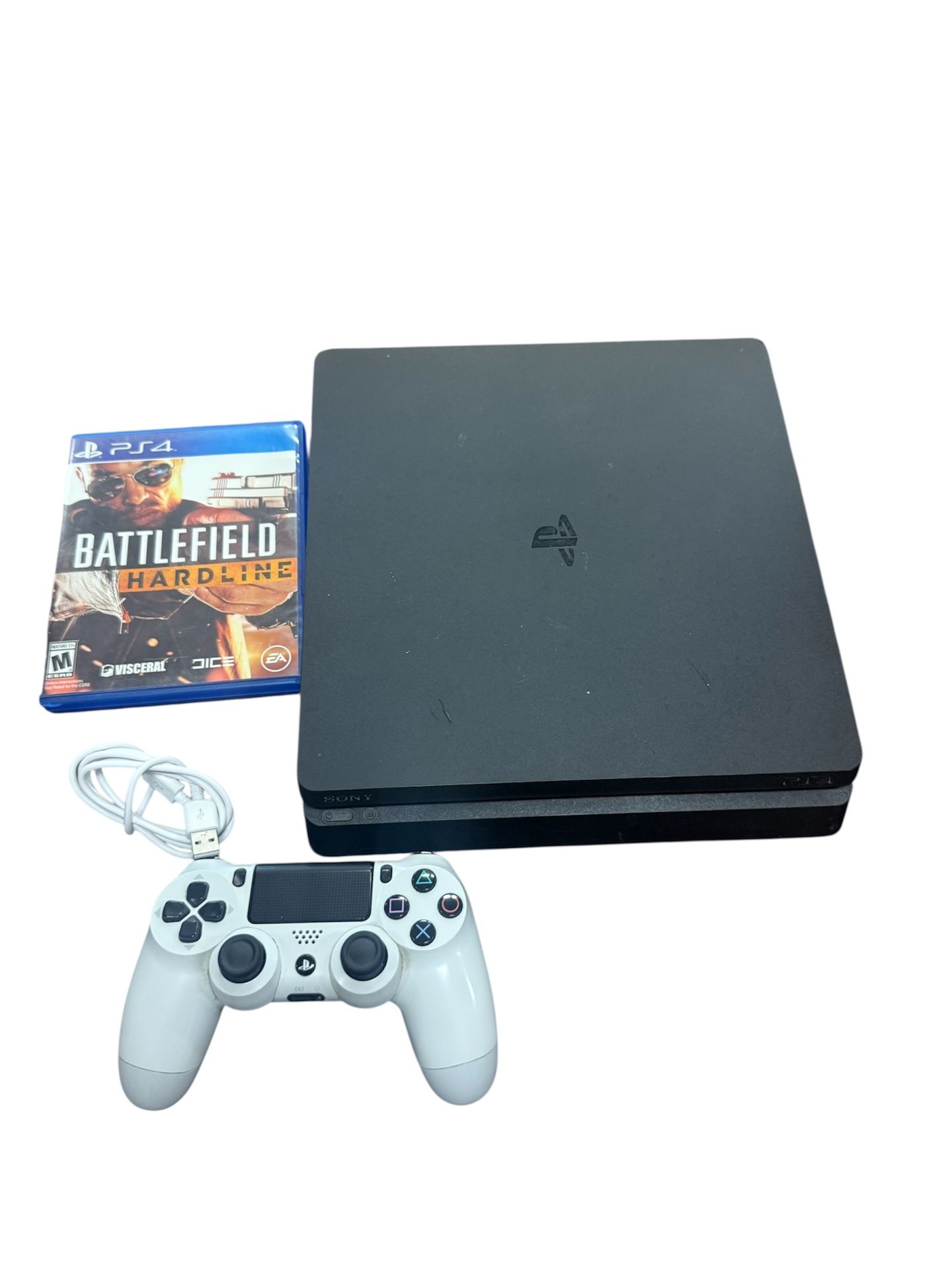 Sony PS4 Slim With Game and Controller