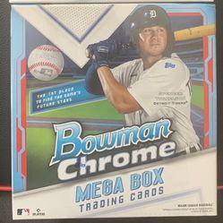 2021 Bowman Chrome Mega Box 2 Boxes Sealed Unopened