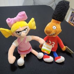 New With Tag! Hey Arnold! Helga And Gerald Plushies By Just Play