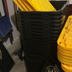 25 totes/ Containers
