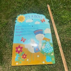 It's a Boy Announcement 