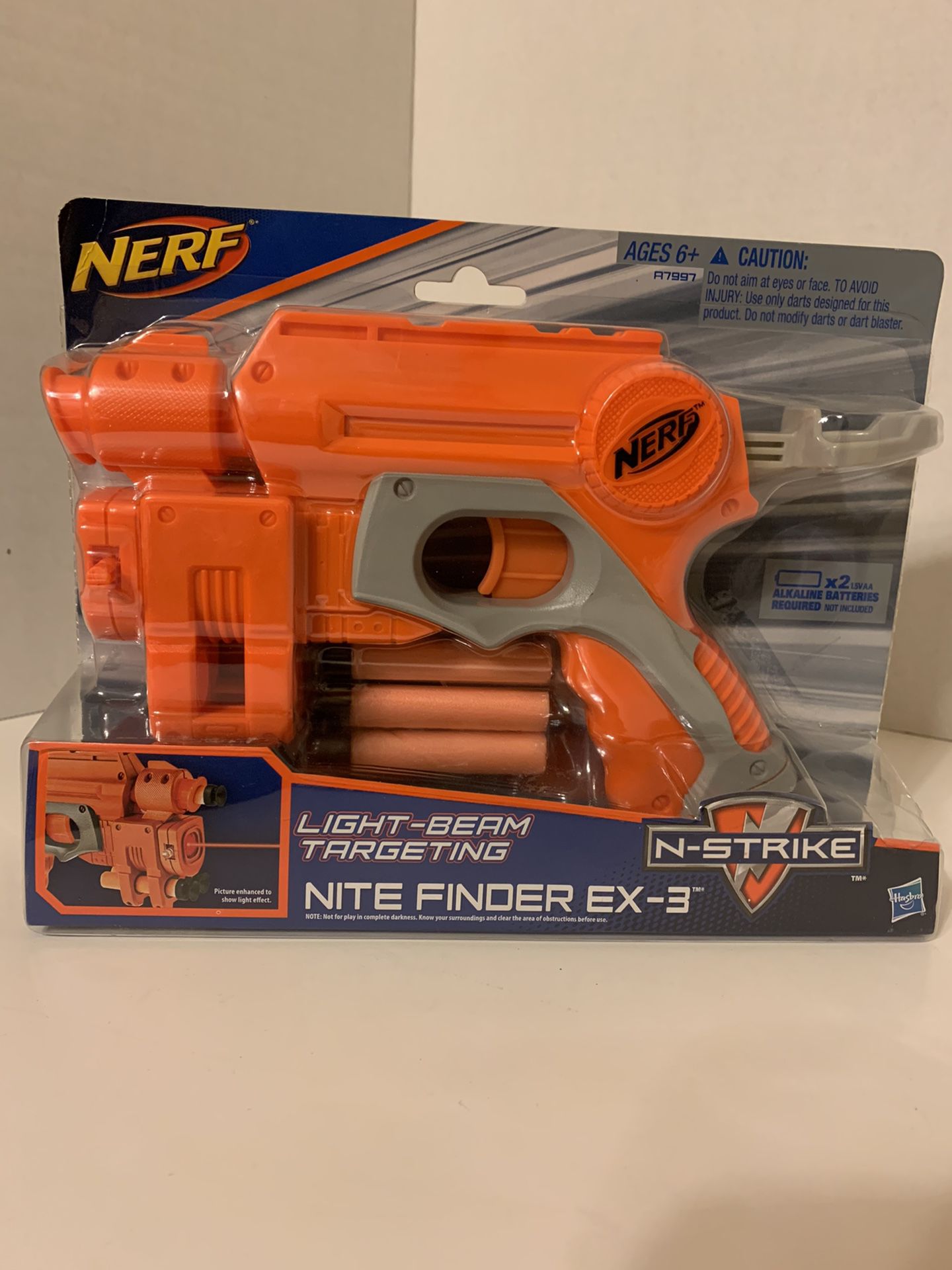 Nerf night finder EX-3 laser gun