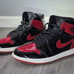 Air Jordan 1 Retro High OG 'Patent Bred' 2021